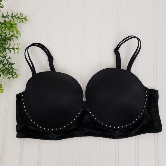 Victoria's Secret Very Sexy Multi Way Bra Black Velvet size 38C - Picture 2 of 9